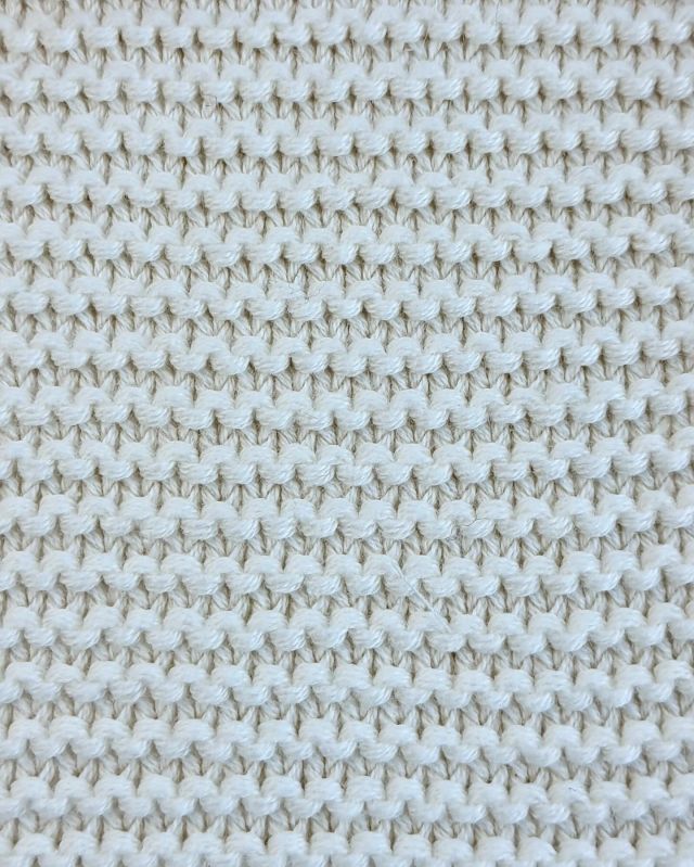 This is a purl stitch, a transfer technique which slows knitting down, as every knit course involves a
transfer action of all stitches from one knitting bed to another.
#mytrainedeye #purlstitchknits #transferstitchknits #purlstitch #texturedknit #knitwear