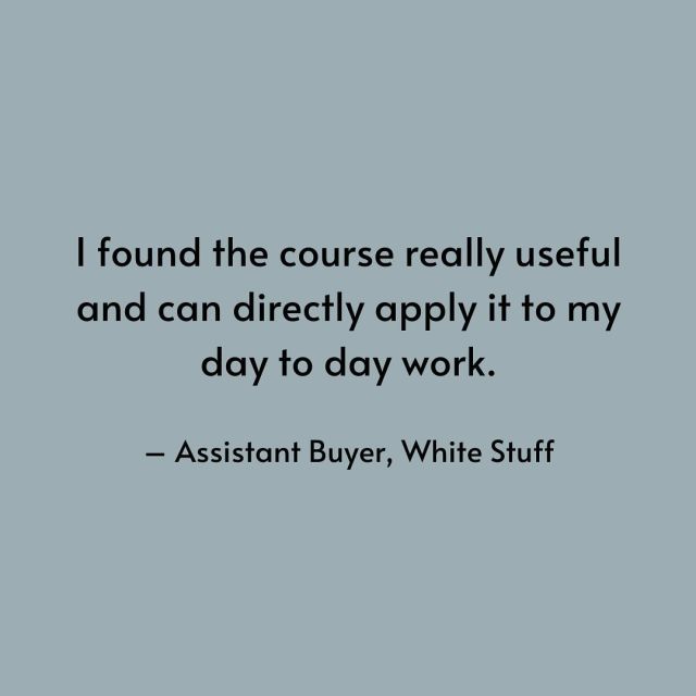 #mytrainedeye #buyer #whitestuffuk #trainingcourse #productdevelopment